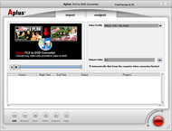 Aplus FLV to DVD converter screenshot